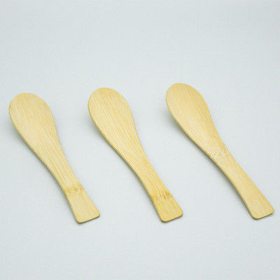 CE SGS 6.1'' Biodegradable Disposable Tableware Bamboo One Time Spoon