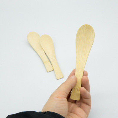 CE SGS 6.1'' Biodegradable Disposable Tableware Bamboo One Time Spoon
