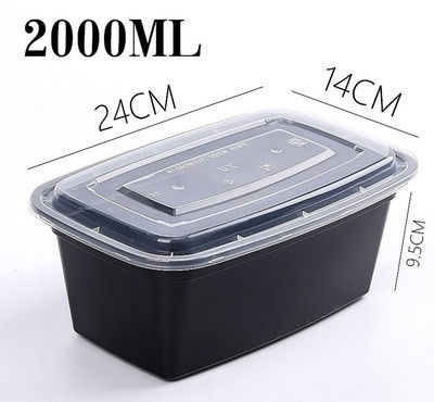 SGS CE 12oz To 58oz Recyclable Food Takeaway Boxes For Food Delivery
