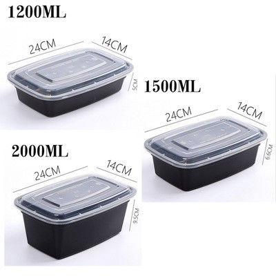 SGS CE 12oz To 58oz Recyclable Food Takeaway Boxes For Food Delivery
